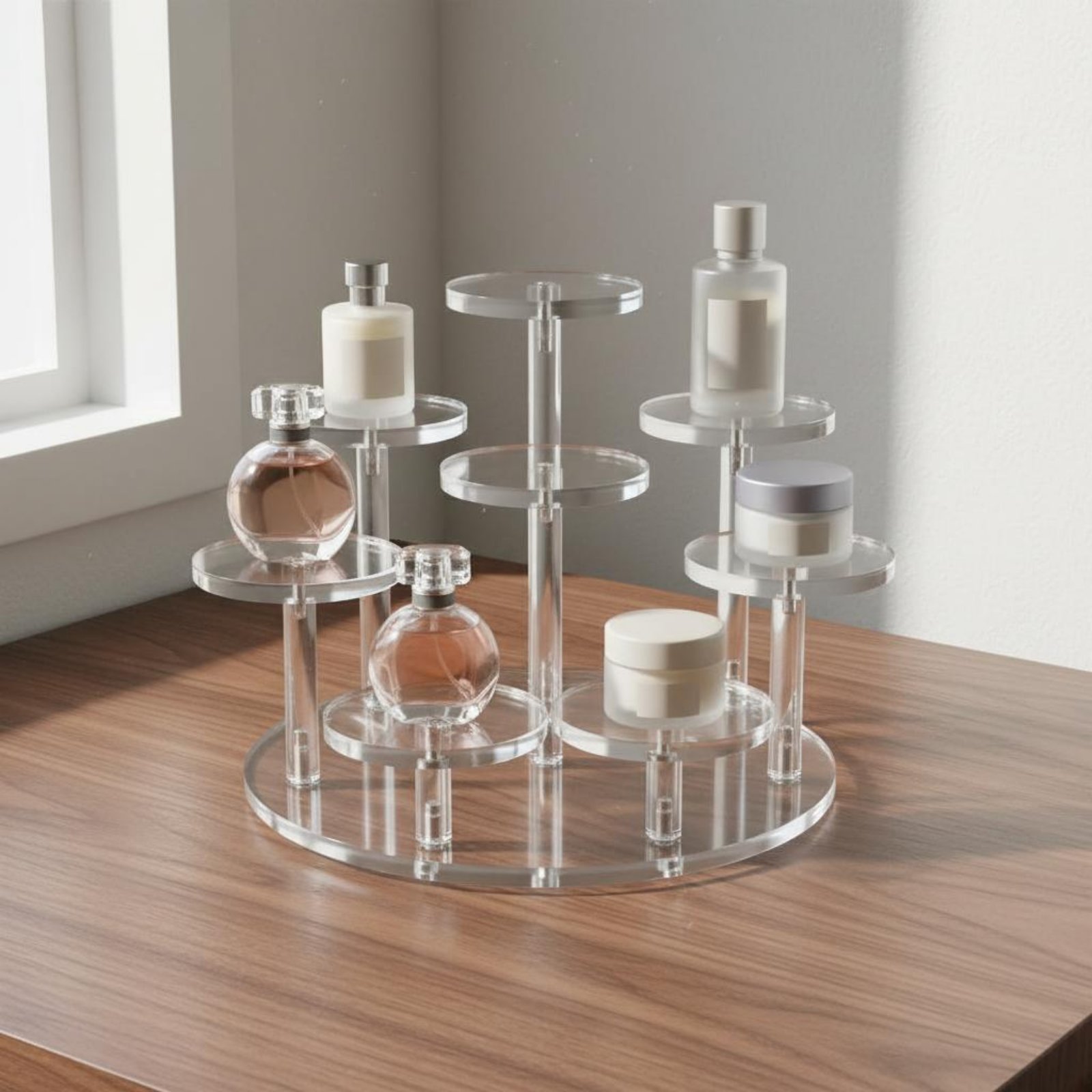 ชั้นวางโชว์หลายชั้น อะคริลิกใส - Perfume X บทวิจารณ์และราคา